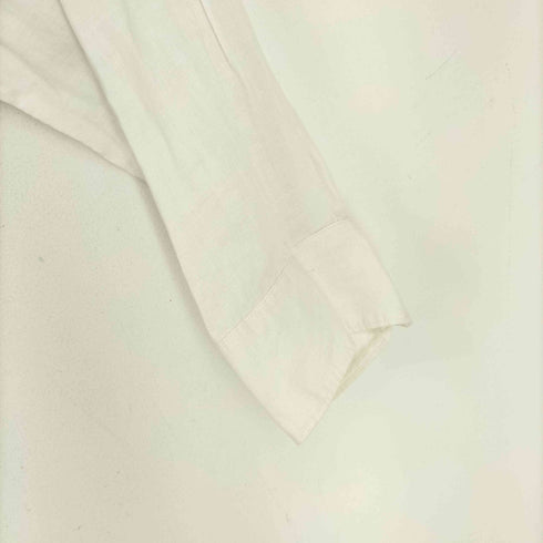 バナナリパブリック BANANA REPUBLIC 90-00s 黒タグ リネン 長袖シャツ レディース import:M