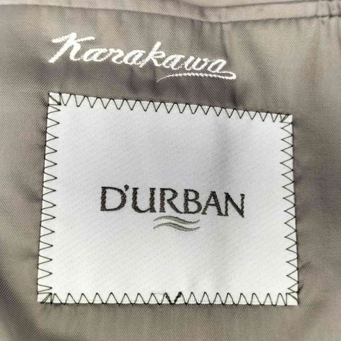ダーバン DURBAN ヘリンボーン ネップ 3Bテーラードジャケット メンズ