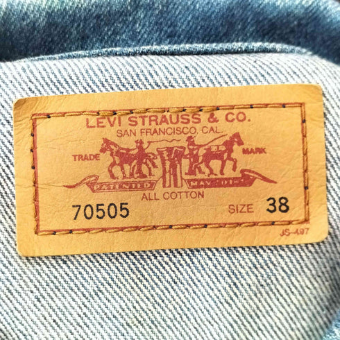 リーバイス Levis 90S 日本製 70505 デニムトラッカージャケット メンズ FR:38