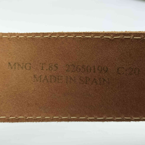 MNG スペイン製 スタッズ ベルト Y2K メンズ