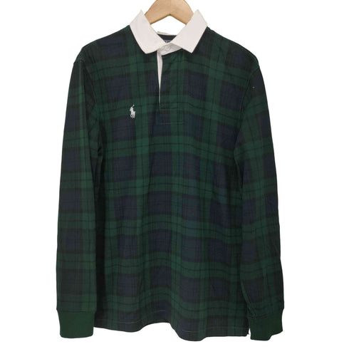 ポロバイラルフローレン Polo by RALPH LAUREN 別注 ラガーシャツ BLACKWATCH メンズ JPN:S