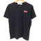 プレイコムデギャルソン PLAY COMME des GARCONS T-SHIRT WITH DOUBLE HEART BLACK ダブルハートワッペン 半袖 Tシャツ メンズ JPN:M