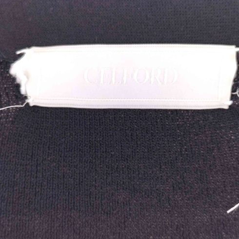 セルフォード CELFORD クロスデザイン カシュクール ニット レディース 38