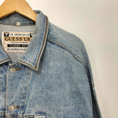 ゲス GUESS 90s USA製 4th型 デニム トラッカージャケット メンズ JPN:L