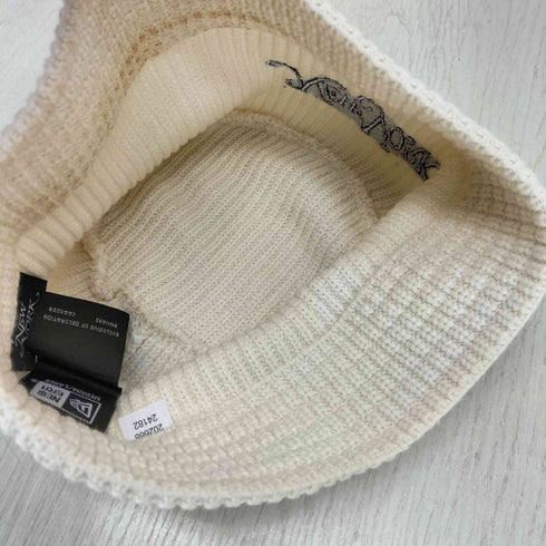 ニューエラ NEW ERA KNIT BUCKET NEWYORK MAGAZINE 刺繍 ニット バケットハット メンズ MEDIUM/LARGE