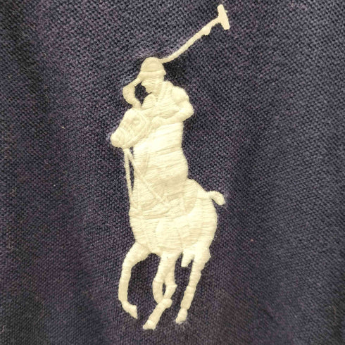 ポロラルフローレン POLO RALPH LAUREN 現行タグ ビッグ ポニー ナンバリング 刺繍 ポロシャツ メンズ import:M