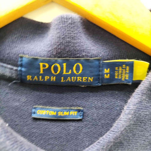 ポロラルフローレン POLO RALPH LAUREN 現行タグ ビッグ ポニー ナンバリング 刺繍 ポロシャツ メンズ import:M