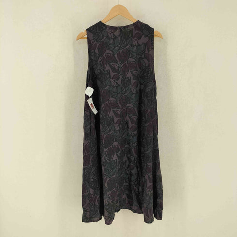 ワイズフォーリビング Ys for living シルク混 花柄 ノースリーブ ワンピース レディース