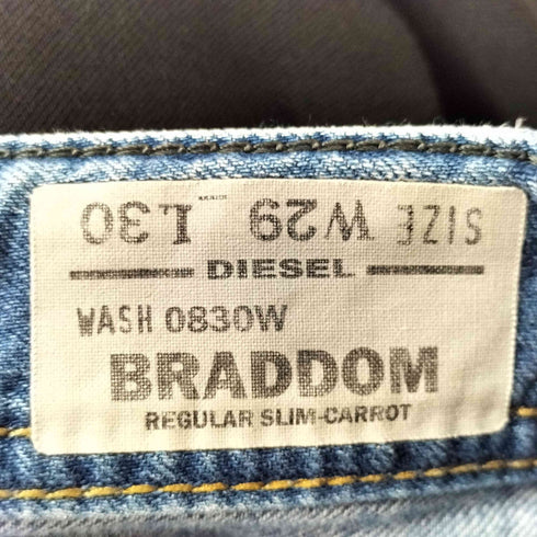 ディーゼル DIESEL ボタンフライ スキニーデニムパンツ メンズ 29×30