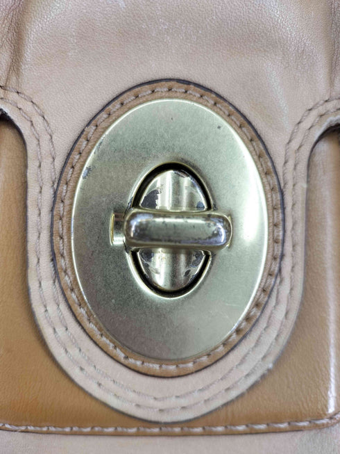 コーチ COACH メタリック ゴールド ターンロック トートバッグ レディース