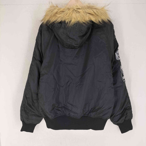 MILITALY GARMENTS 中綿 ミリタリー ワッペン付き 中綿 N-2B ジャケット メンズ JPN:L