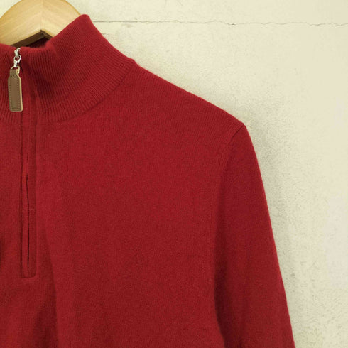 ユニクロ UNIQLO CASHMERE 100% カシミヤ ハーフジップニット メンズ JPN:S