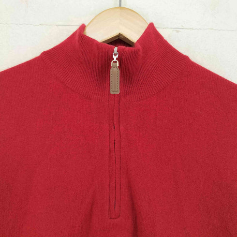ユニクロ UNIQLO CASHMERE 100% カシミヤ ハーフジップニット メンズ JPN:S