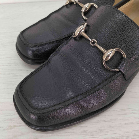 グッチ GUCCI レザー ホースビット ローファー レディース EUR:35