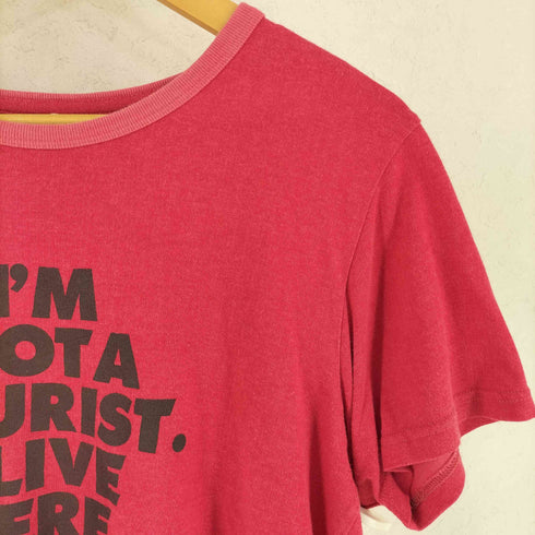 ゴーヘンプ GOHEMP バンブー ヘンプ コットン 半袖 プリント Tシャツ メンズ M