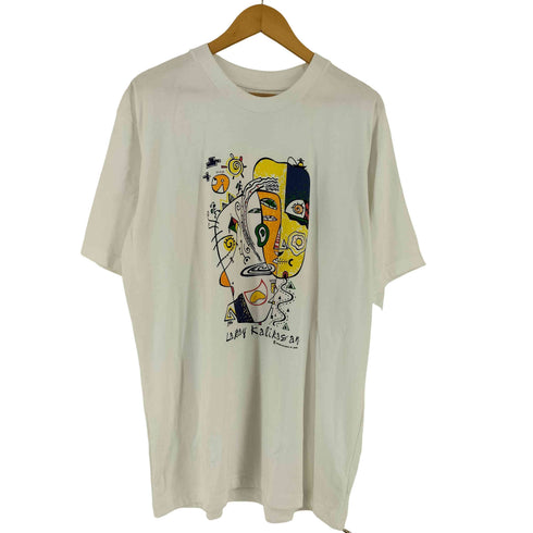アート プリント 半袖 Tシャツ メンズ