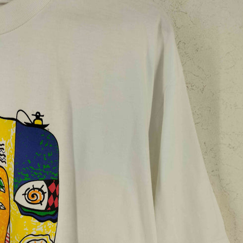 アート プリント 半袖 Tシャツ メンズ