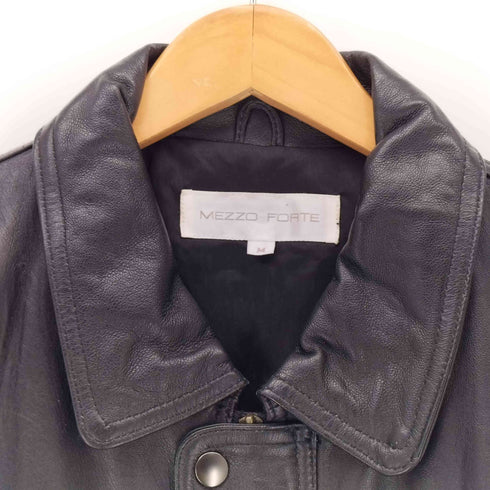 MEZZO FORTE メゾ フォルテ SHEEP シープレザーハーフコート 本革 GENUINE LEATHER メンズ JPN:M