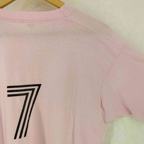 スクリーンスターズ SCREEN STARS 80-90s USA製 コットン ポリ ジュニア サッカーチーム 半袖 プリント Tシャツ メンズ XL