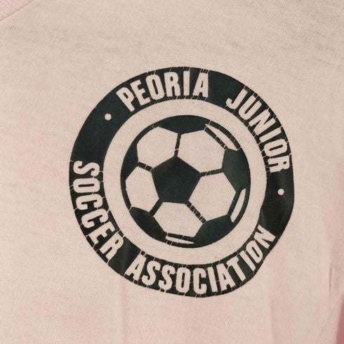 スクリーンスターズ SCREEN STARS 80-90s USA製 コットン ポリ ジュニア サッカーチーム 半袖 プリント Tシャツ メンズ XL