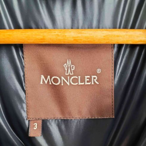 モンクレール MONCLER 茶タグ ナイロン地 ダウンンジャケット メンズ JPN:3