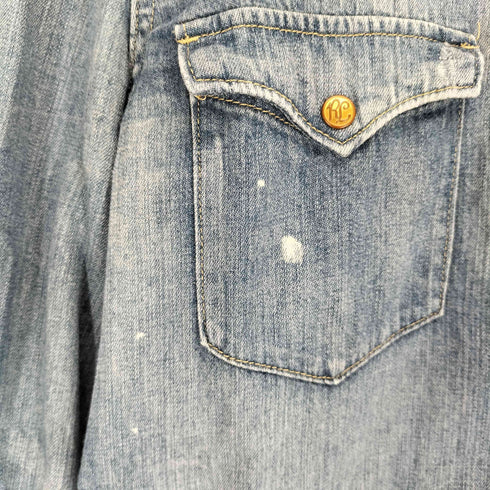 ラルフローレン RALPH LAUREN スナップボタン デニムシャツ メンズ JPN:S