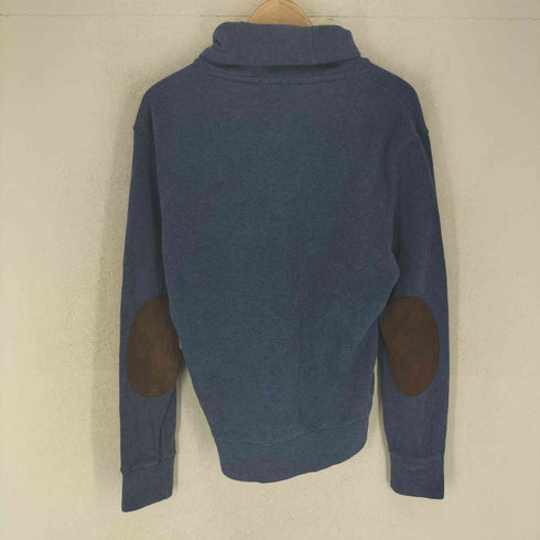 ポロラルフローレン POLO RALPH LAUREN ポニー刺繍 エルボーパッチ ショールカラー セーター メンズ XS