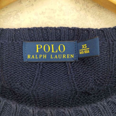 ポロラルフローレン POLO RALPH LAUREN ポニー刺繍 ケーブルニット メンズ XS