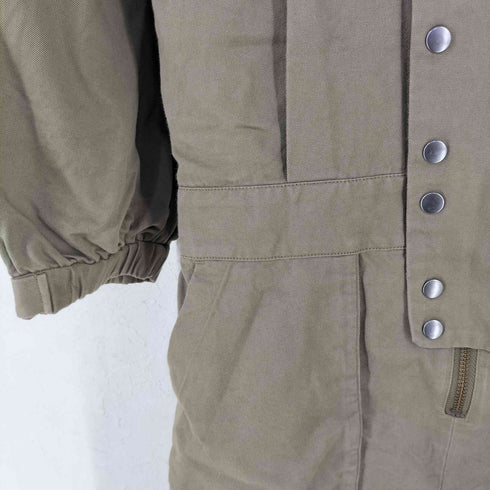 ロクビューティーアンドユースユナイテッドアローズ 6 BEAUTY & YOUTH UNITED ARROWS MILITARY ONE PIECE コットン デザイン ミリタリー ワンピース レディース 36