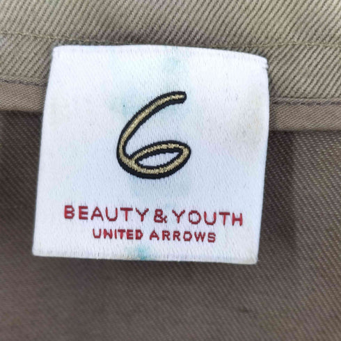 ロクビューティーアンドユースユナイテッドアローズ 6 BEAUTY & YOUTH UNITED ARROWS MILITARY ONE PIECE コットン デザイン ミリタリー ワンピース レディース 36