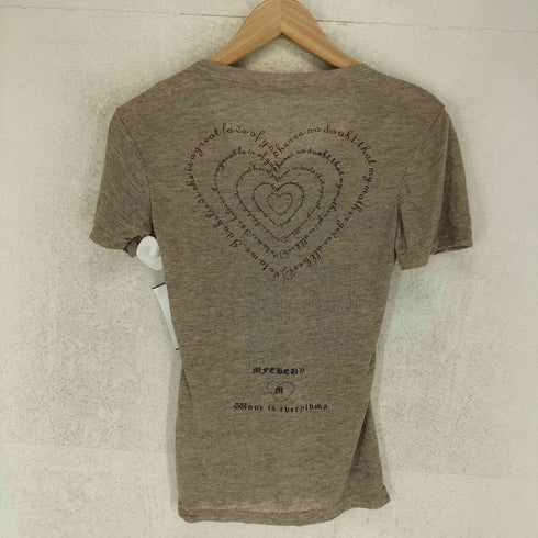 Y2K 両面ロゴプリント シースルー ミニTシャツ レディース