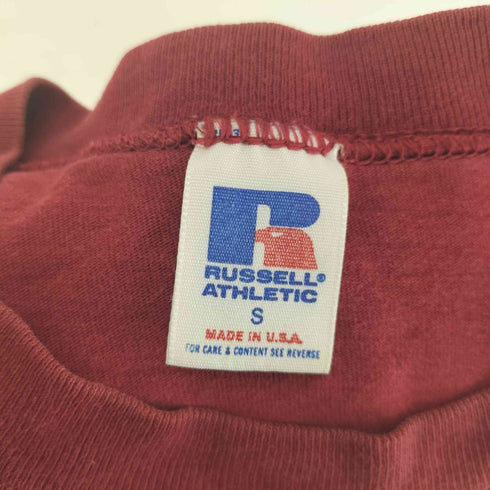 ラッセルアスレチック RUSSELL ATHLETIC USA製 ロゴプリント クルーネック 半袖 Tシャツ メンズ import:S
