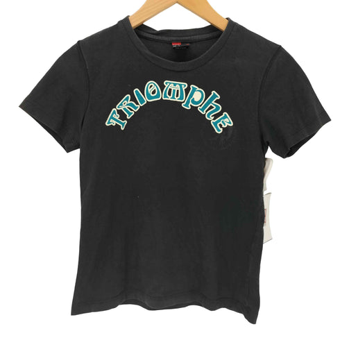 ディーゼル DIESEL アーチプリント クルーネック 半袖Tシャツ レディース S