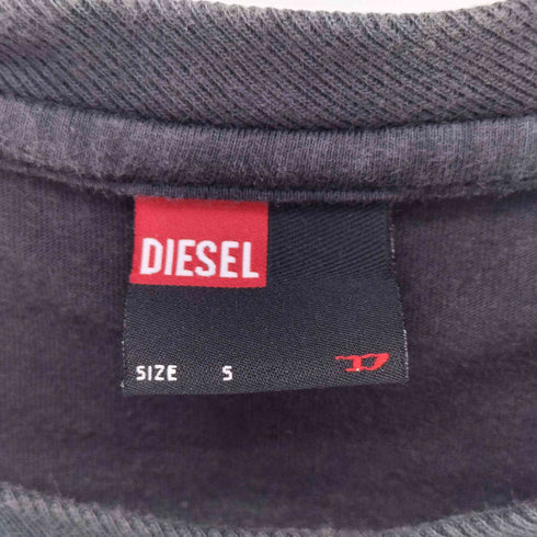 ディーゼル DIESEL アーチプリント クルーネック 半袖Tシャツ レディース S