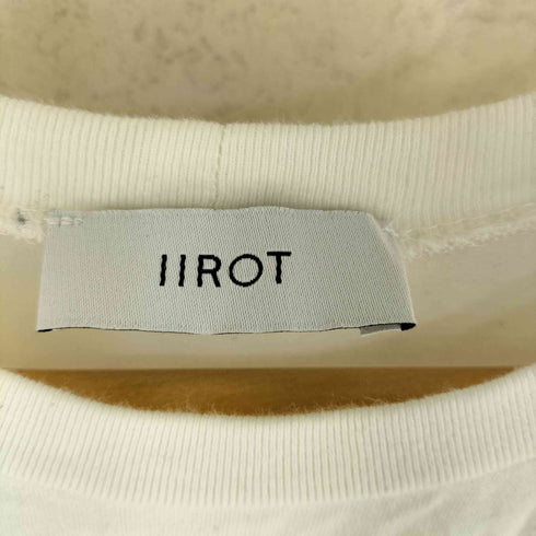 IIROT イロット コットン クルーネック ノースリーブ Tシャツ domestic レディース FREE