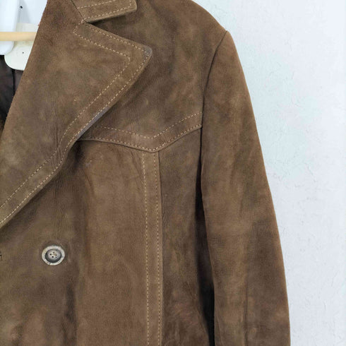 バートン BURTON スエード レザー ダブルブレスト コート メンズ 40