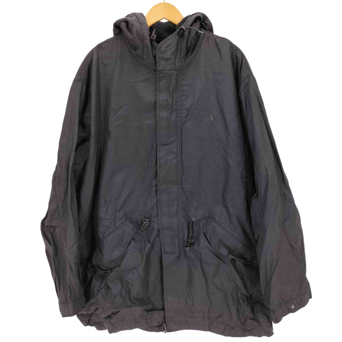 ポロバイラルフローレン Polo by RALPH LAUREN 裏地 フロース切替え フーデット ナイロン コート メンズ import:XL