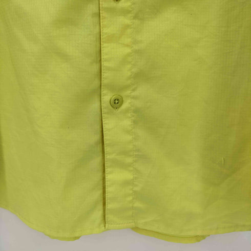 コロンビア Columbia PFG ワンポイントロゴ マルチポケット ナイロン 半袖 フィッシング シャツ メンズ