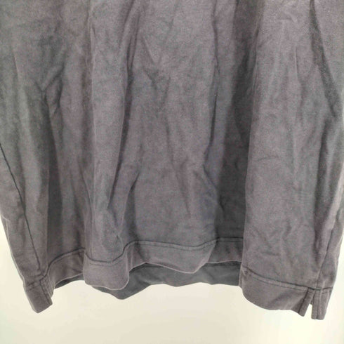 ナイキ NIKE 00S スウッシュワッペン リブライン Vネック S/S Tシャツ メンズ import:L