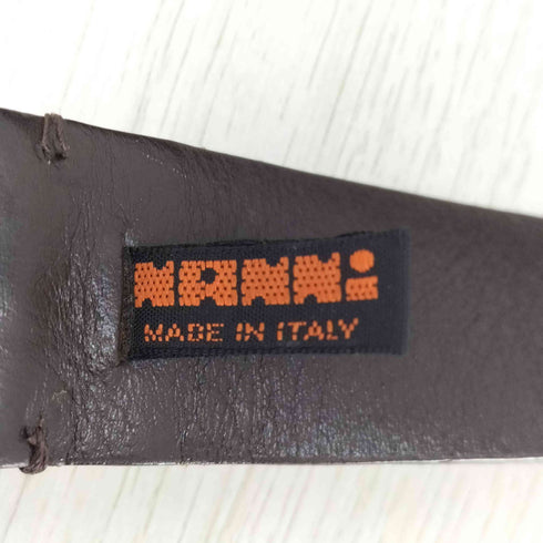 NANNI ナニー イタリア製 レザー ベルト メンズ