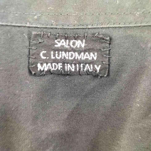 SALON C. LUNDMAN サロン シー ルンドマン イタリア製 SHORT SLEEVE SHIRT WITH NECKLACE ショート スリーブ シャツ ウィズ ネックレス import メンズ L