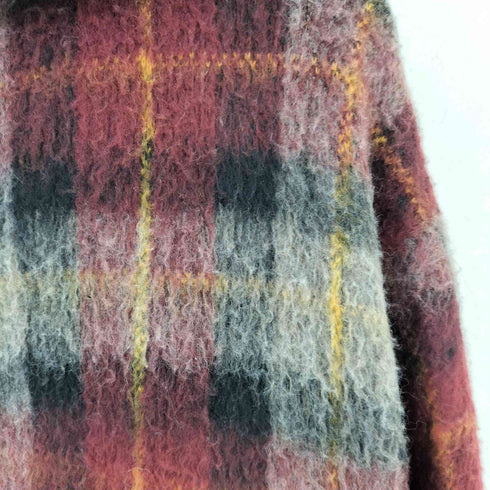 グラム glamb Check Knit Hoodie チェックニットフーディー ジャケット メンズ M