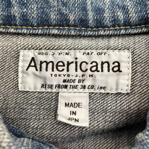 アメリカーナ Americana セカンド デニムトラッカージャケット レディース JPN:M