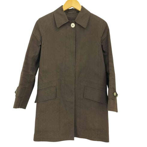 マッキントッシュスコットランド MACKINTOSH SCOTLAND ゴム引き ステンカラーコート レディース