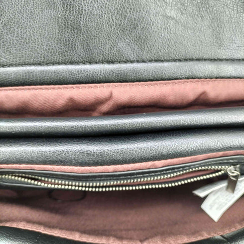 ザラ ZARA フェイクレザー キルティングクロスボディバッグ レディース M