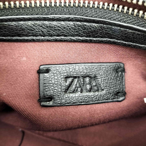 ザラ ZARA フェイクレザー キルティングクロスボディバッグ レディース M