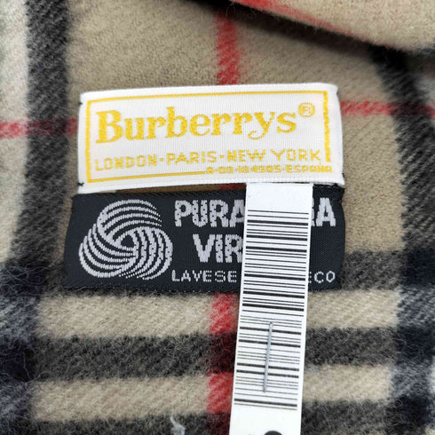 バーバリーズ BURBERRYS ノバチェック フリンジマフラー レディース