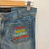 ジューシークチュール JUICY COUTURE USA製 てんびん座 星座 刺繍 ローライズ フレア デニム Y2K レディース 26