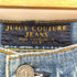 ジューシークチュール JUICY COUTURE USA製 てんびん座 星座 刺繍 ローライズ フレア デニム Y2K レディース 26