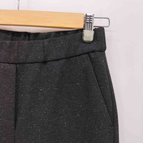 セオリー theory MELANGE POINTE TALBERT ウール メランジ プルオン ワイドパンツ レディース JPN:2